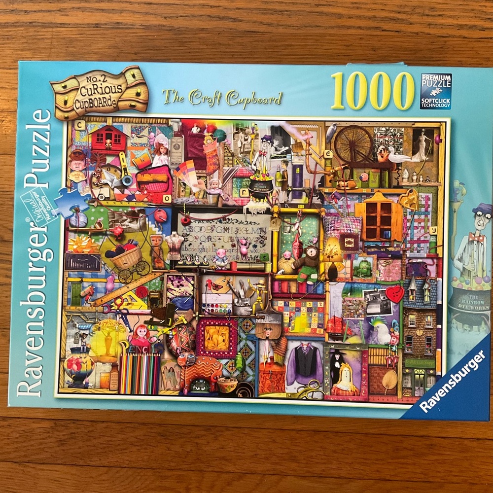 Ravensburger The Craft Cupboard 1000 Piece Jigsaw Puzzle